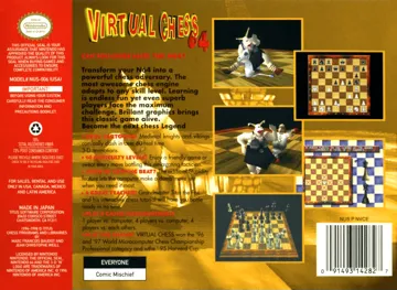 Virtual Chess 64 (USA) (En,Fr,Es) box cover back